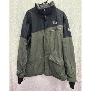 Mountain Hardwear Jacket Men's Green Insulated Soft Shell Rain Snowboard DryQ